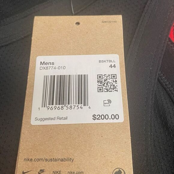 Nike Portland Trailblazers Damian Lillard City Edition Jersey Mens 44 DX8774-010 - Picture 12 of 12